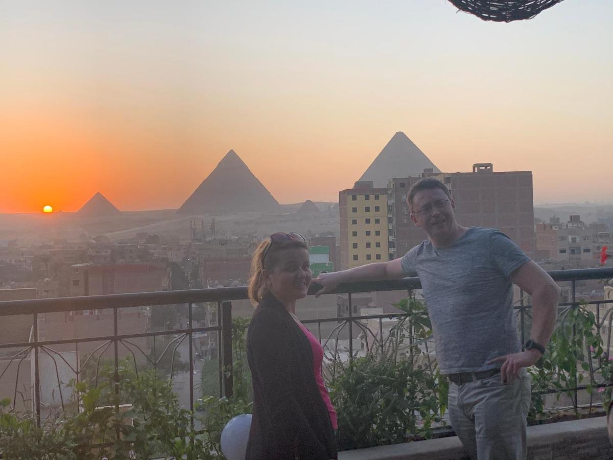 Draz Pyramids View Bed & Breakfast Kafrat al Jabal Exterior photo